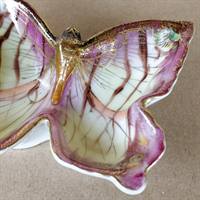 sommerfugleskål porcelæn lilla